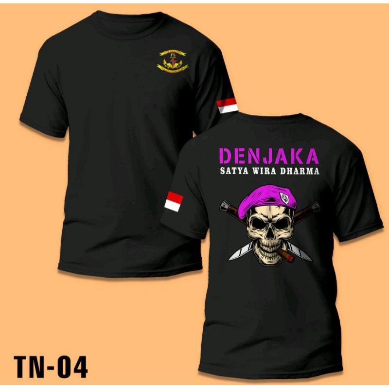 KAOS DENJAKA TENGKORAK // KAOS TNI INDONESIA