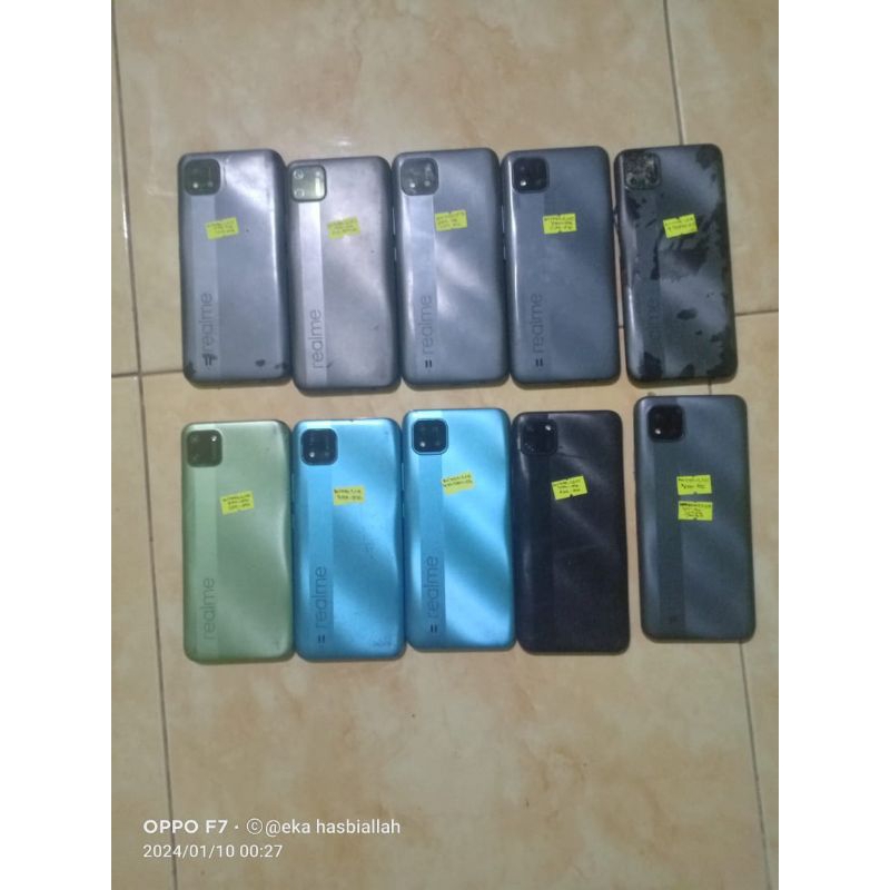 minusan LCD, realme c11 tinggal naik lcd