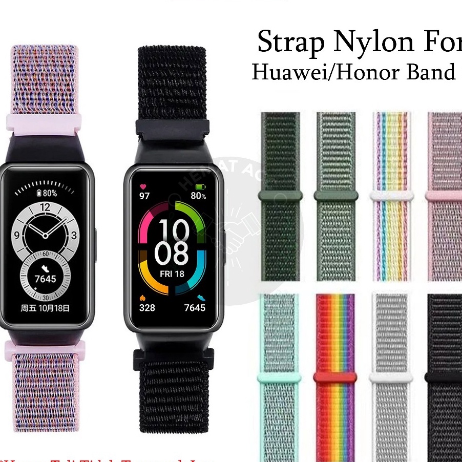 BigSale Strap Huawei Band 6 Nylon Quick Dry Lembut Tali Jam Nilon Honor Band 6 Strip Hematacc