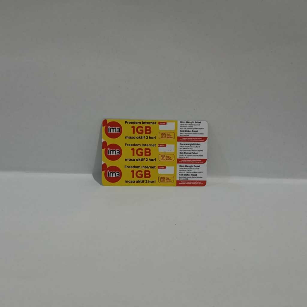 voucher/ PAKET DATA INTERNET INDOSAT IM3 1 gb 2 hari