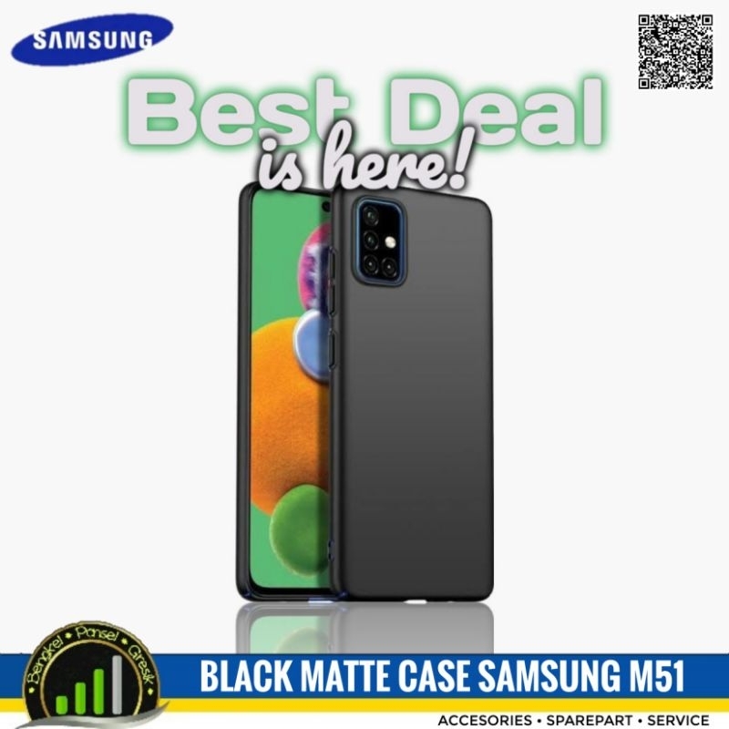 Black Matte Case Samsung M51