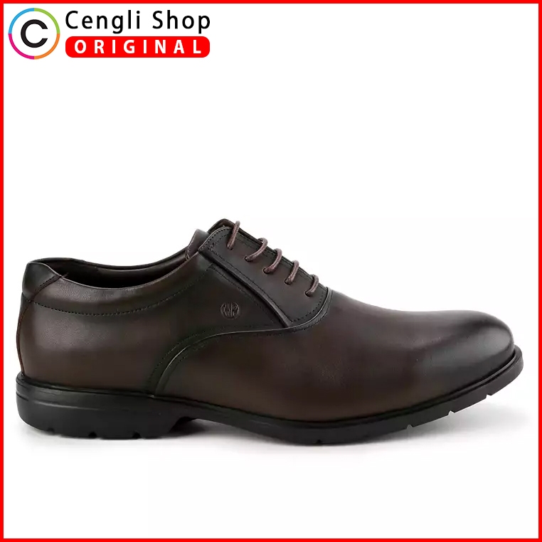HM07 SEPATU FORMAL PRIA HUSH PUPPIES ORIGINAL PANTOFEL KULIT COKLAT BROWN
