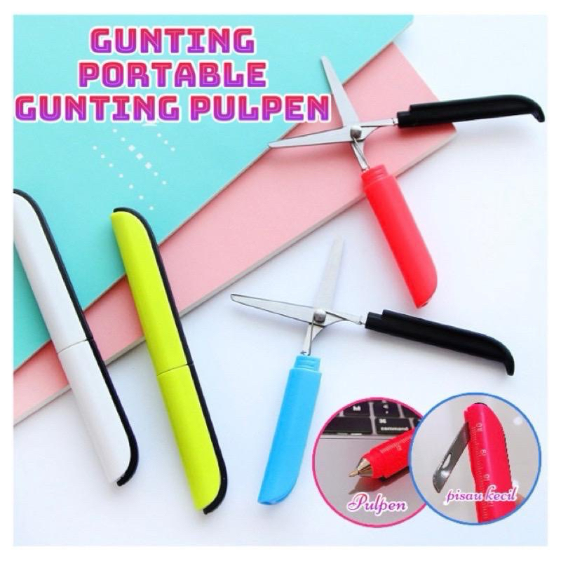 

Guntingpen Gunting Pulpen Portable Gunting Lipat Mini Import