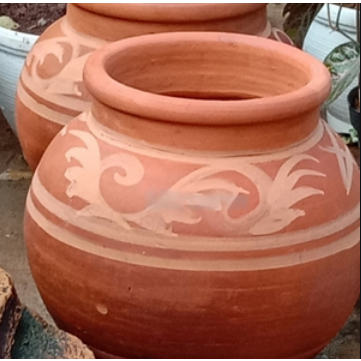 Gentong Tempat Beras Tanah Liat Besar Khusus Gosend