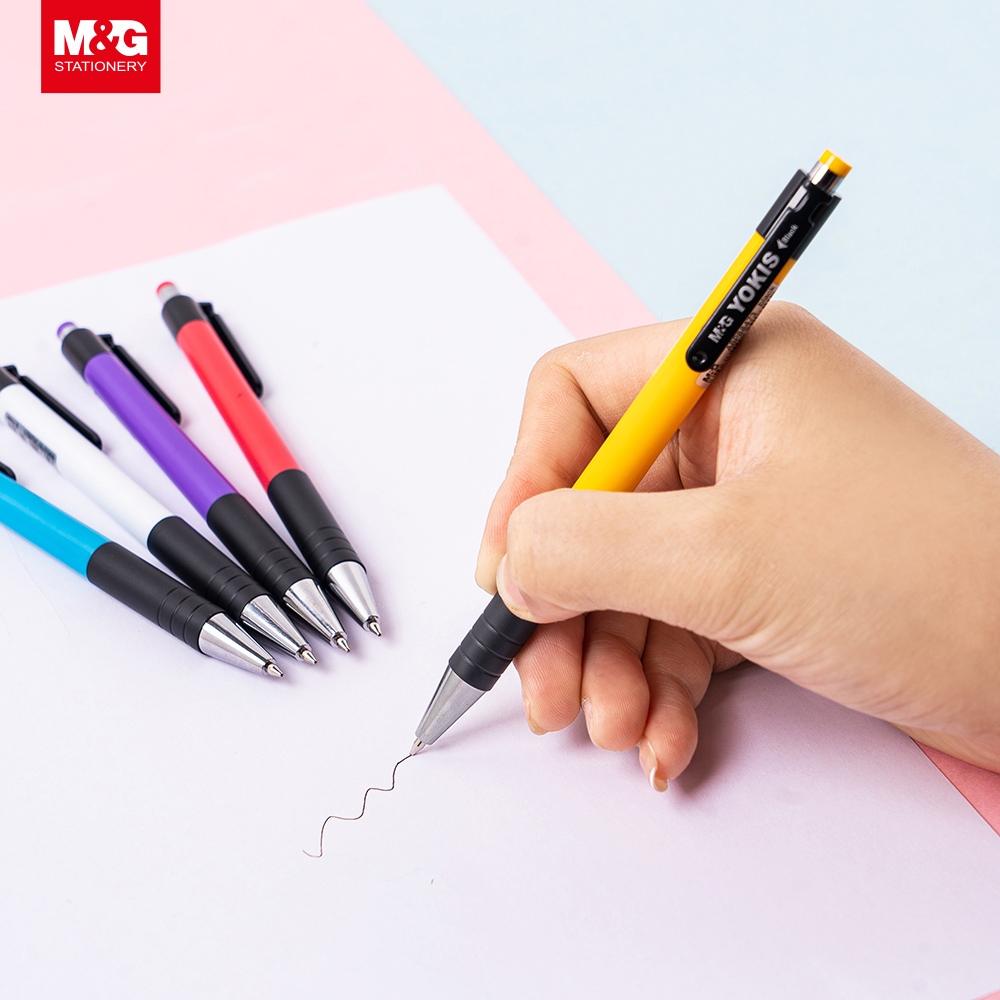 

Pulpen M&G Yokis Retractable Ball Pen 0.7mm ABP88473 Ballpoint M&G Stationery Original
