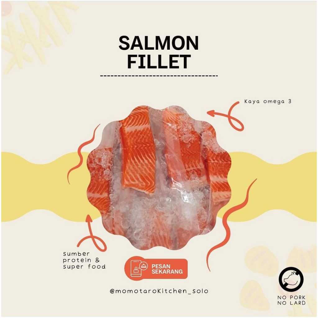 

Momotaro Salmon Fillet Tengah / Salmon Frozen 200g