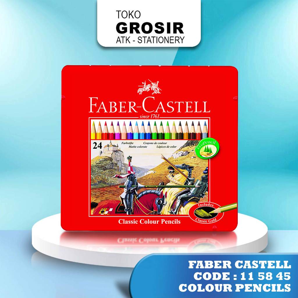 

Faber Castell - Classic Colour Pencil 24L Tin Case