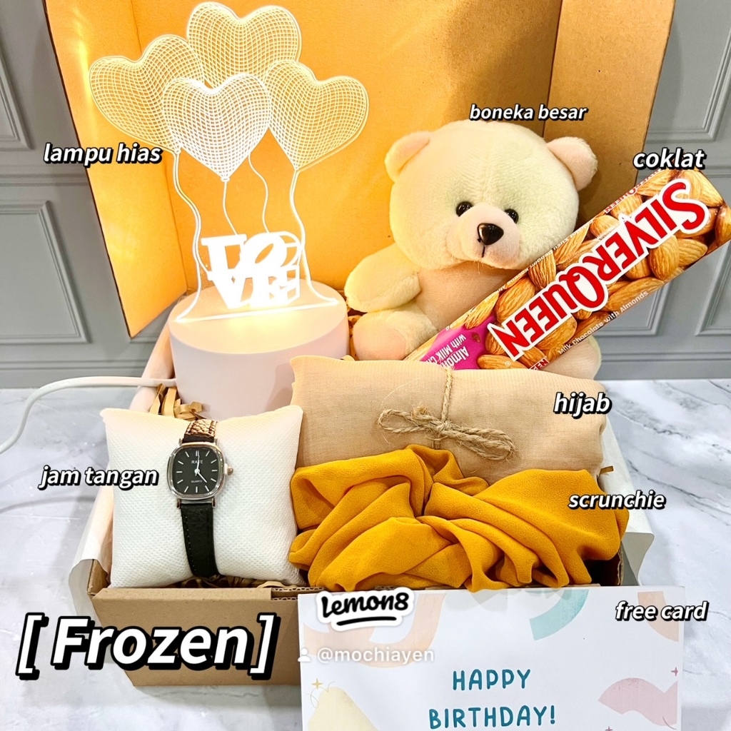 

[H.Hias] Kado Hampers Gift Box Hadiah Ulang Tahun Perempuan Wanita Cewek Wisuda Graduation