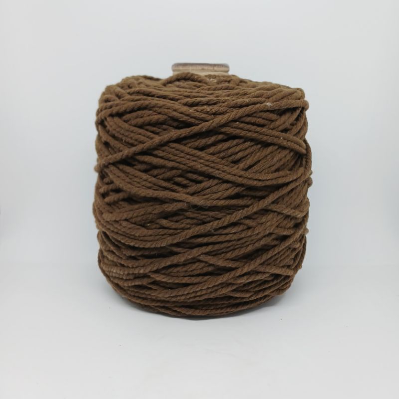 Benang macrame 4mm Coklat Tua