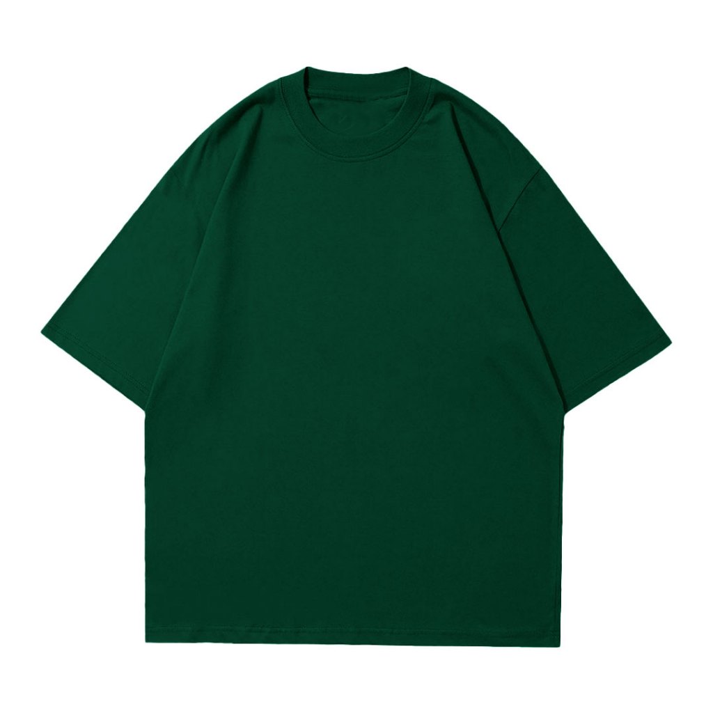 T-Shirt Oversize Kaos Polos 16s Heavyweight - Gucci Green