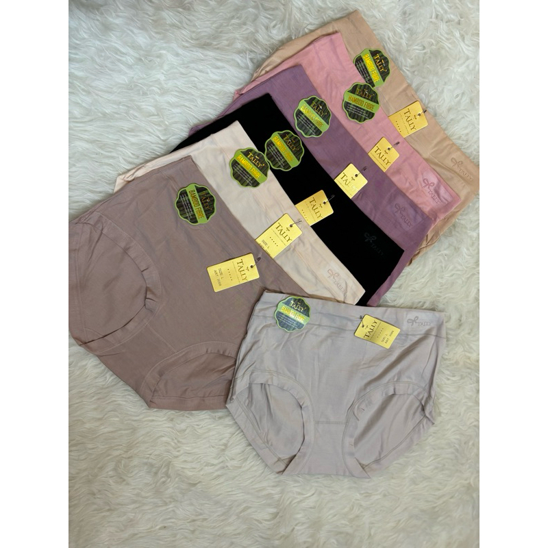 [6pcs] CD Tally Maxi seri warna katun bamboo fibre lusinan