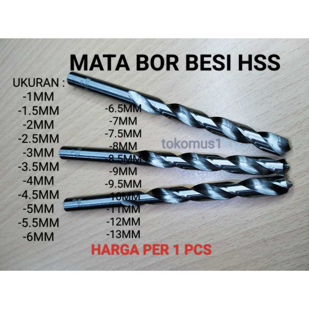 MATA BOR BESI HSS 5MM
