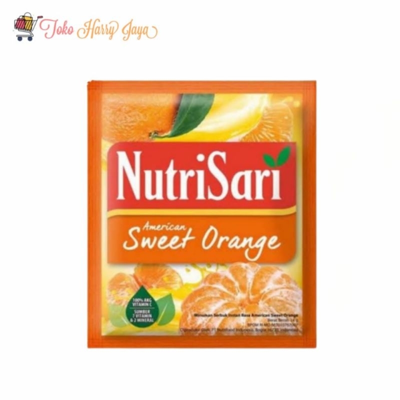 

Nutrisari American Sweet Orange 1 renceng