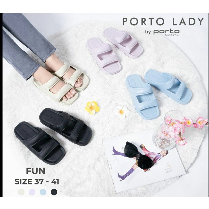 Sandal Selop Wanita Dewasa Fun/ Sandal Jelly Selop Wanita Ban 2/ Sandal Jelly Selop Wanita Empuk