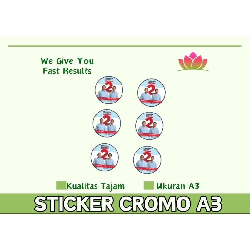 

STICKER CHROMO A3 (1HARI JADI)