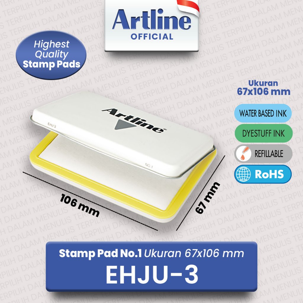 

ARTLINE Stamp Pad Bantalan Tinta Stempel EHJU-3