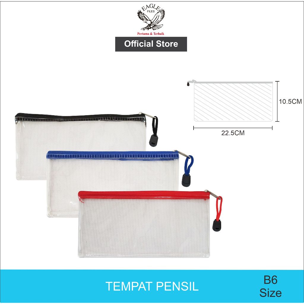 

EAGLE FILES Document Bag Tas Dokumen Tempat Pensil B6 E 290