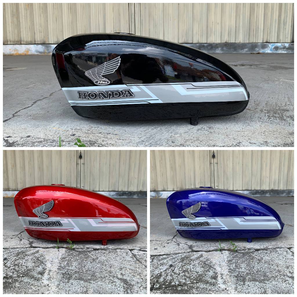 TANGKI CB 100 CAT MODEL GRAFIS BAHAN PRES GALVANIS TEBAL TENGKI TANKI TANK HONDA CB125 DILAN K2 GELA