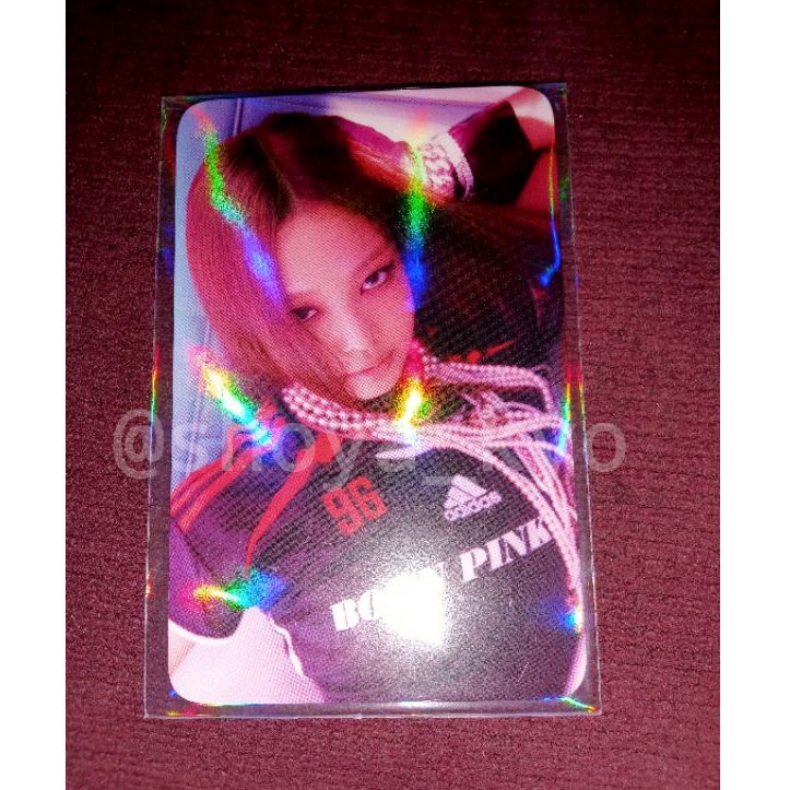 Official Photocard Jennie MU pob born pink blackpink album