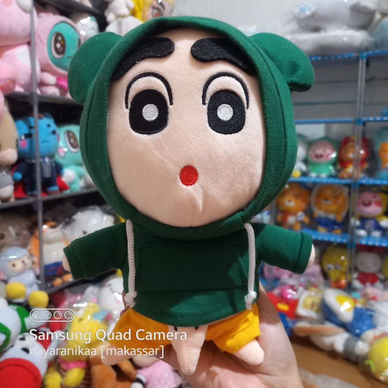 Boneka Crayon Shinchan (Shinchan, Shiro)