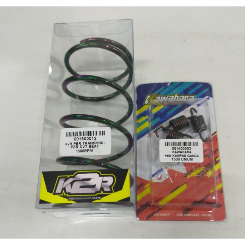 PAKETAN PER CVT BEAT KARBU BEAT FI SCOOPY FI + PER KAMPAS GANDA KAWAHARA 1500 RPM