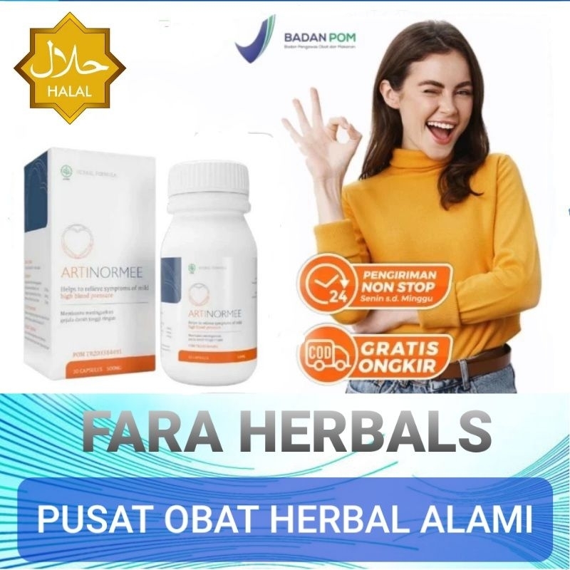 ARTINORMEE OBAT DARAH TINGGI HIPERTENSI 100% HERBAL ALAMI | ARTINORMEE ASLI | ARTINORMEE ORIGINAL