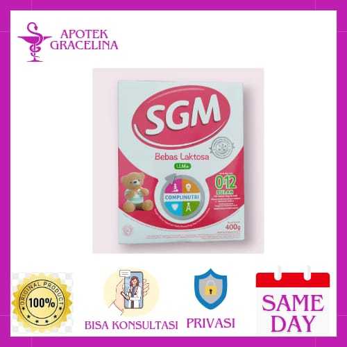 SGM Bebas Laktosa LLM+ 400gr