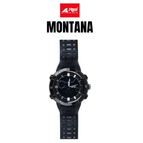 Rei Jam Tangan Pria Analog Digital Montana Arei Outdoorgear Watch Waterresist