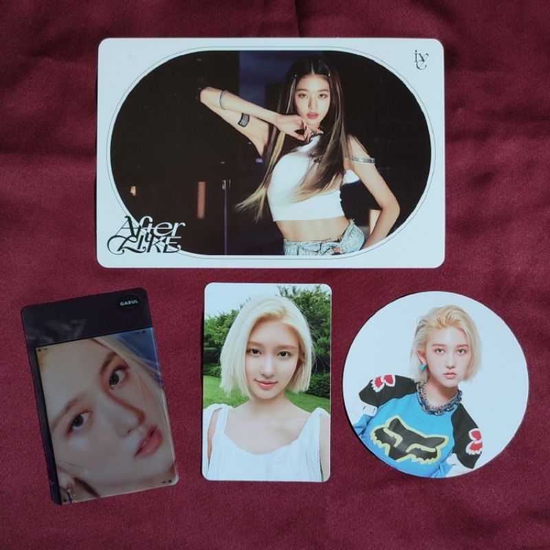 IVE Gaeul Wonyoung After Like Ver 3 Photocard Postcard Official
