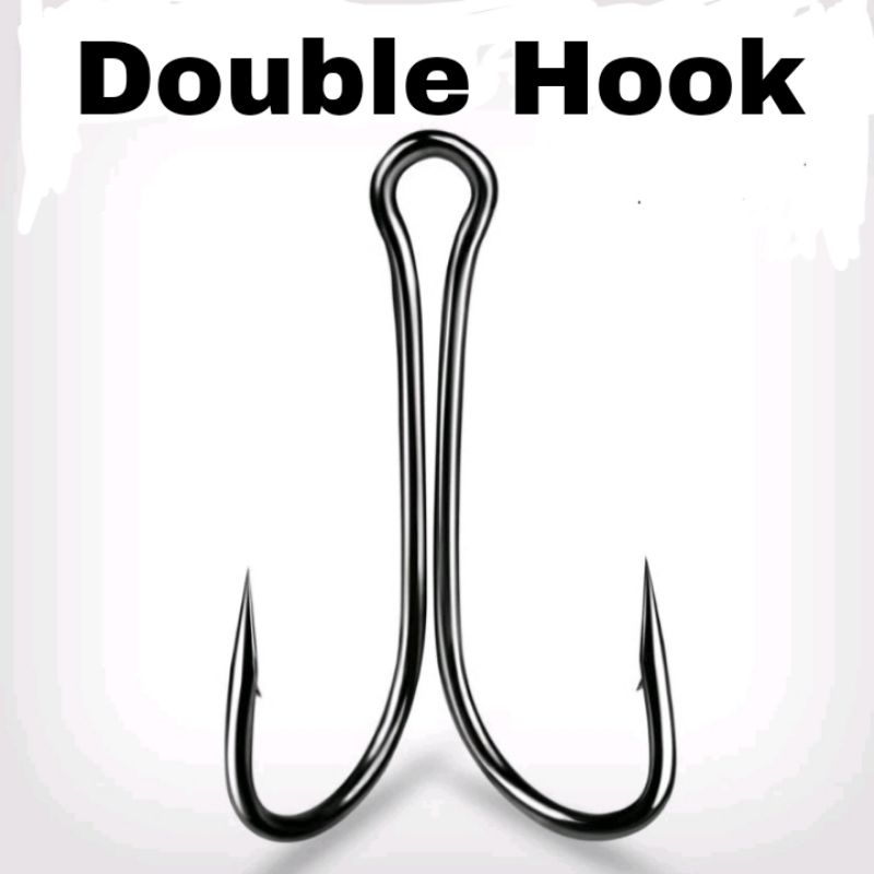 Kail High Carbon Steel Fishing Hook Double Hook Soft Frog Hook