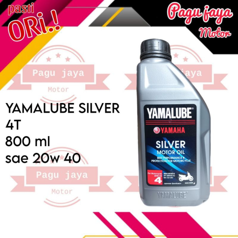 YAMALUBE SILVER 4 tak 0.8 liter sae 20w40 oli mesin 4t 800ml