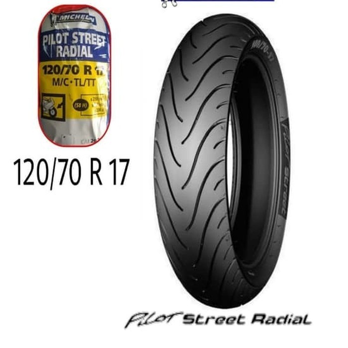 Ban michelin pilot street radial 120/70-17 ban depan zx25r ninja250