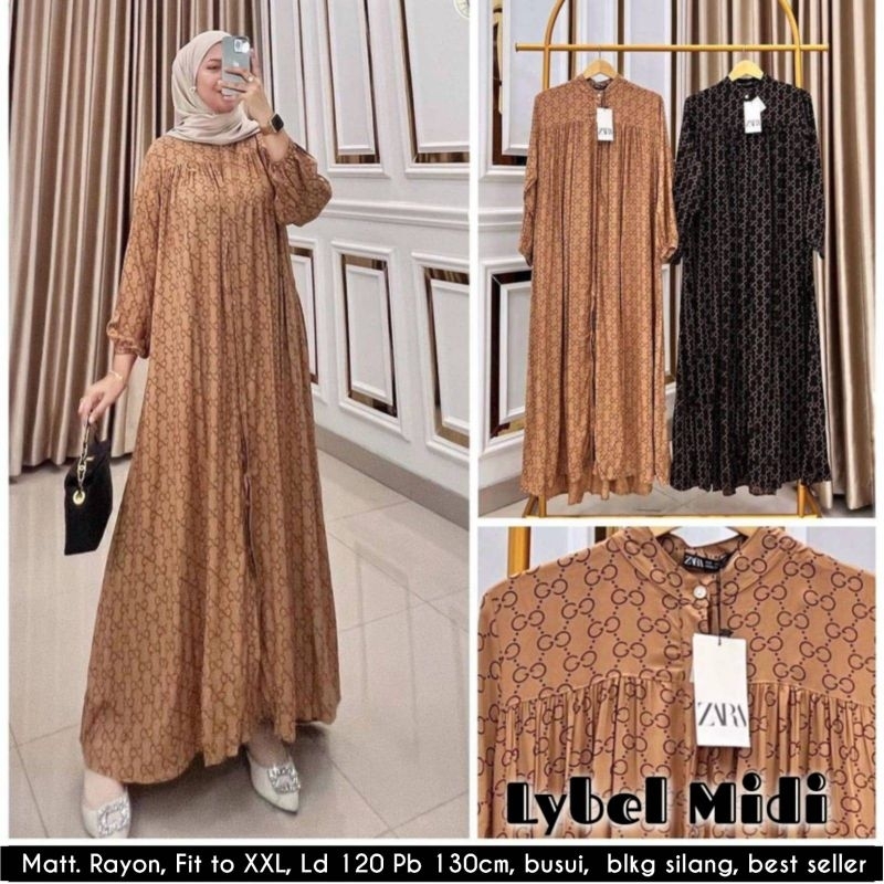 LYBEL MIDI DRESS G*CCI LABEL JASMINE