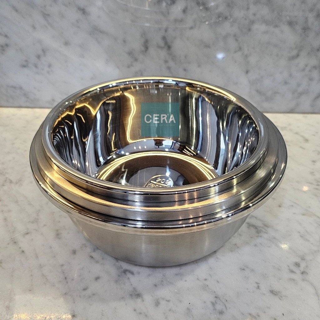 Baskom dan Saringan Stainless Steel