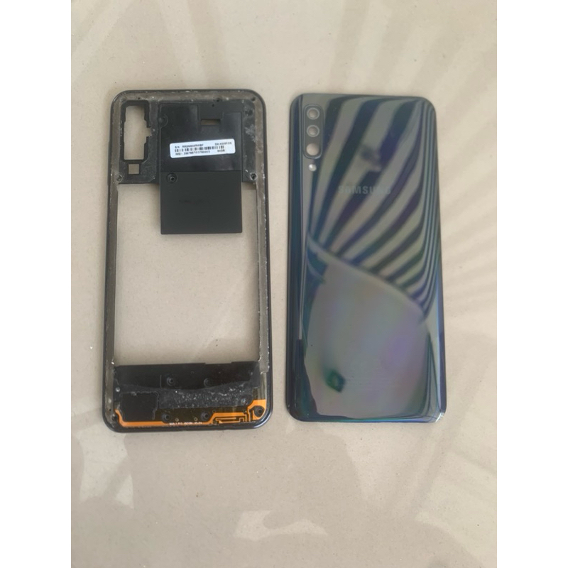 Bezel + Backdoor Samsung A50 Original Copotan