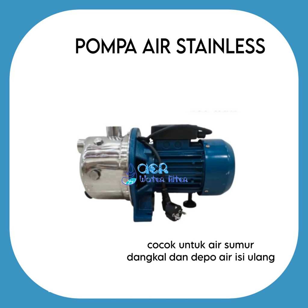 Pompa stainless steel - pompa depot air minum isi ulang
