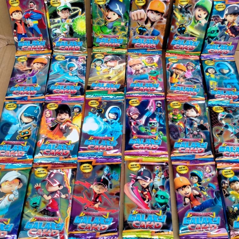 

1 PAKET 8 JUDUL COLORIING BOOK BOBOIBOY/BUKU MEWARNAI BOBOIBOY 15X24CM & TCG FOIL TRADING CARD GROSIR