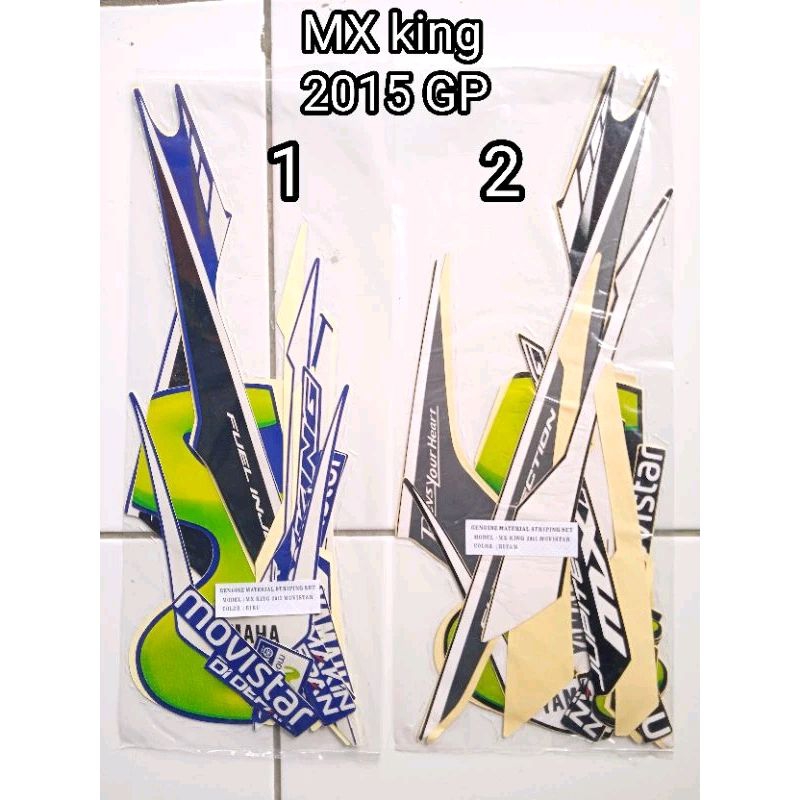 Striping motor standar MX KING movistar thn.2015