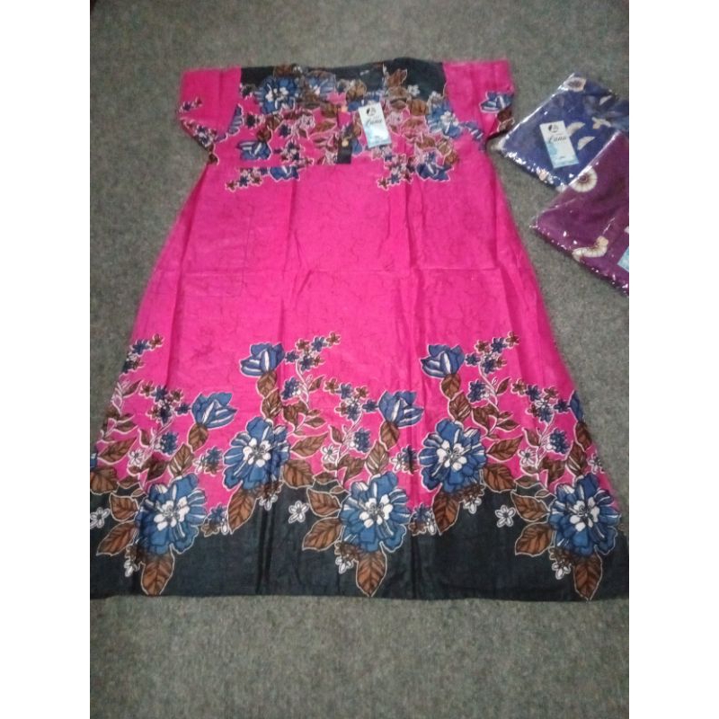 Daster Payung Batik Ecer warna Pink imut