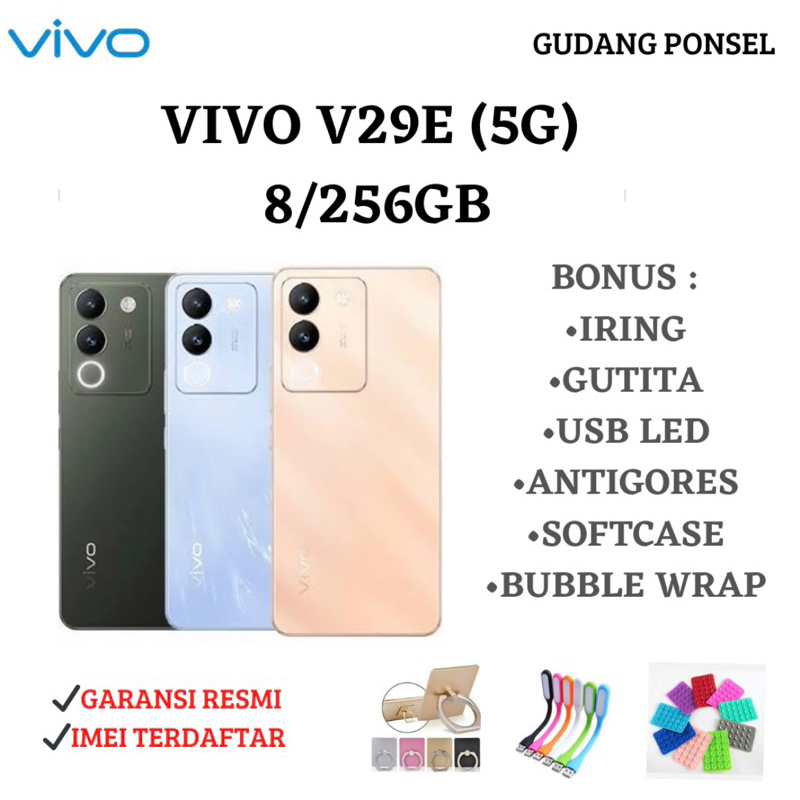 VIVO V29E 8/256GB Garansi Resmi Vivo + Bonus