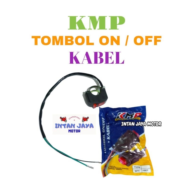 KMP TOMBOL ON OFF KABEL UNIVERSAL TOMBOL ON / OFF MURAH TOMBOL ON MOTOR TOMBOL OFF MOTOR MURAH UNIVE