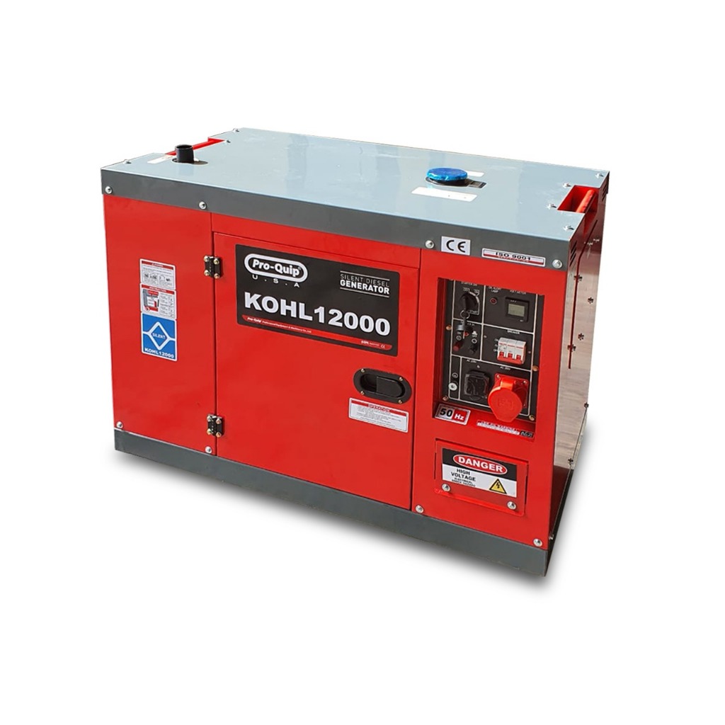 ProQuip Silent Diesel Generator Air Cooled KOHL12000-3