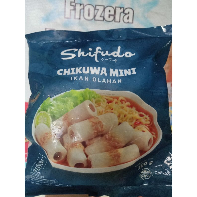 

[DIJAMIN FRESH] SHIFUDO Chikuwa Mini 500gr / Frozenfoods Murah