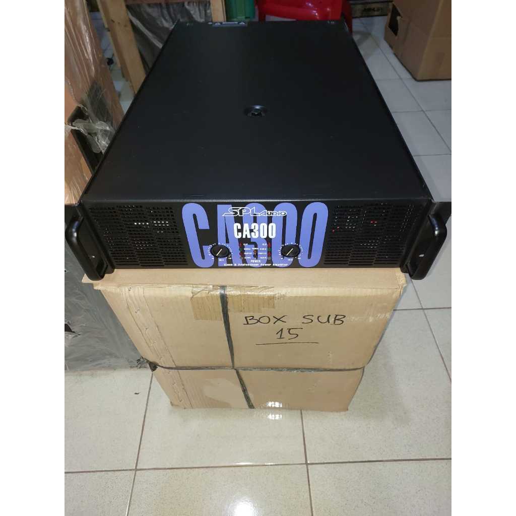POWER AMPLIFIER SPL AUDIO CA 300 POWER SPL AUDIO CA 300 PROFESSIONAL POWER