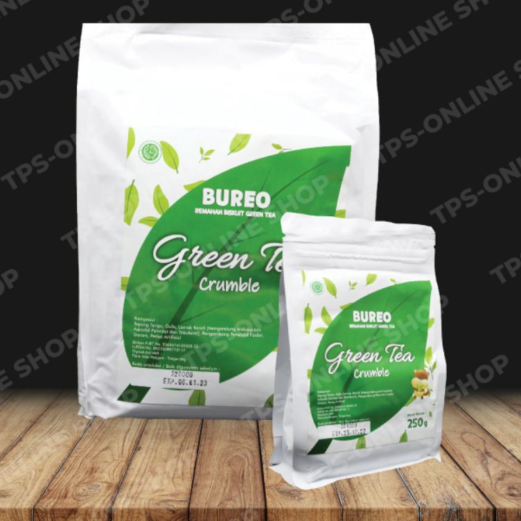 

Terlaris Bureo Green Tea Biscuit Crumble 1kg M92