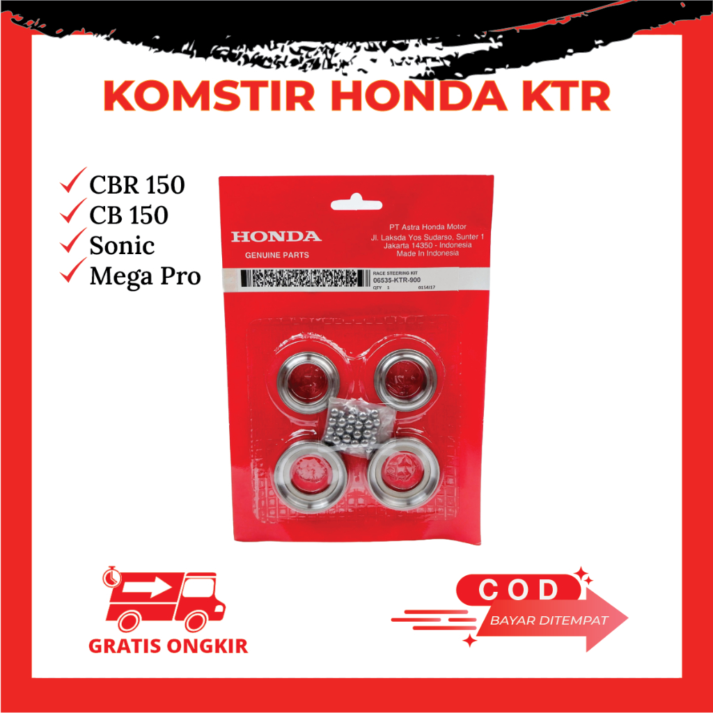 Komstir honda cbr 150r - Komstir cb150r - komstir megapro primus - komstir verza Kode KTR