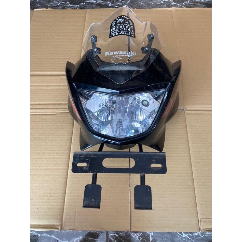 Batok barong set lampu breket headlamp ninja r original