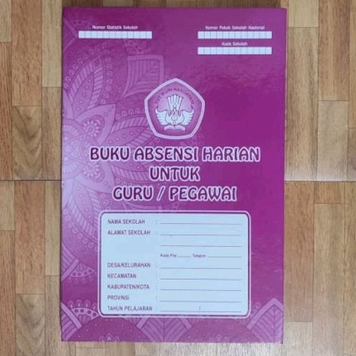 

BUKU ABSENSI HARIAN UNTUK GURU/PEGAWAI