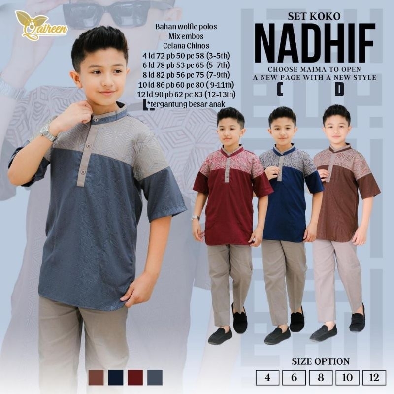 Nadhif set koko by Qaireen