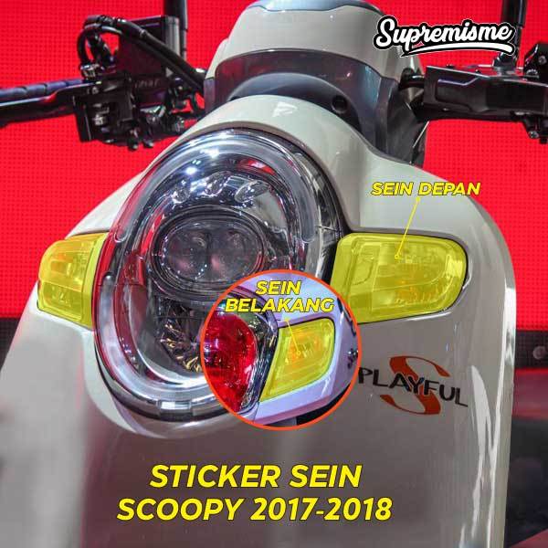Stiker Lampu Sein SCOOPY Stylist 2017-2019 | Stiker Lampu Sein SCOOPY Stylist 2017-2019 | Stiker Pel